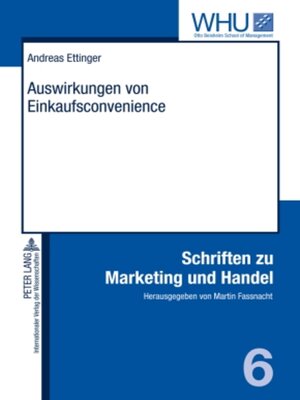cover image of Auswirkungen von Einkaufsconvenience